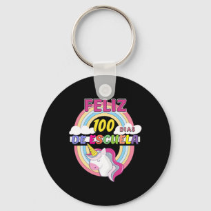 Llavero Feliz 100 Días De Escuela 100 Días De Escuela