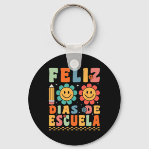 Llavero Feliz 100 Dias De Escuela Groovy 100 días Español