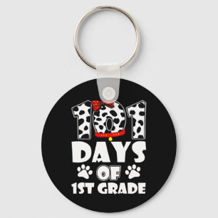 Llavero Feliz 101 Días Escuela 1er Grado Perro 100 Días In