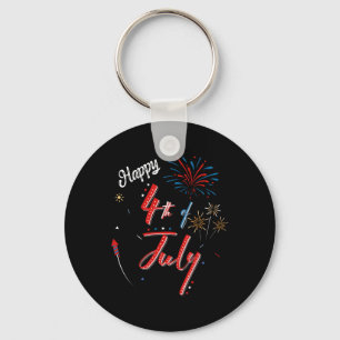 Llavero Feliz 4 de julio Día de la Independencia Genial Ho