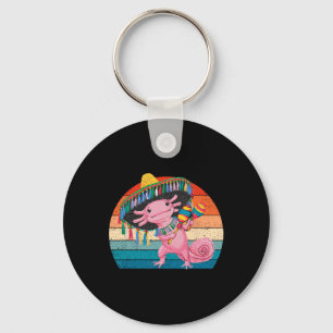Llavero Feliz 5 De Mayo Axolotl Sombrero Cinco De Mayo Gir