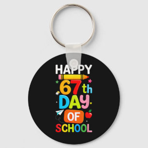 Llavero Feliz 67º Día del Maestro Escolar Niños Seis Siete
