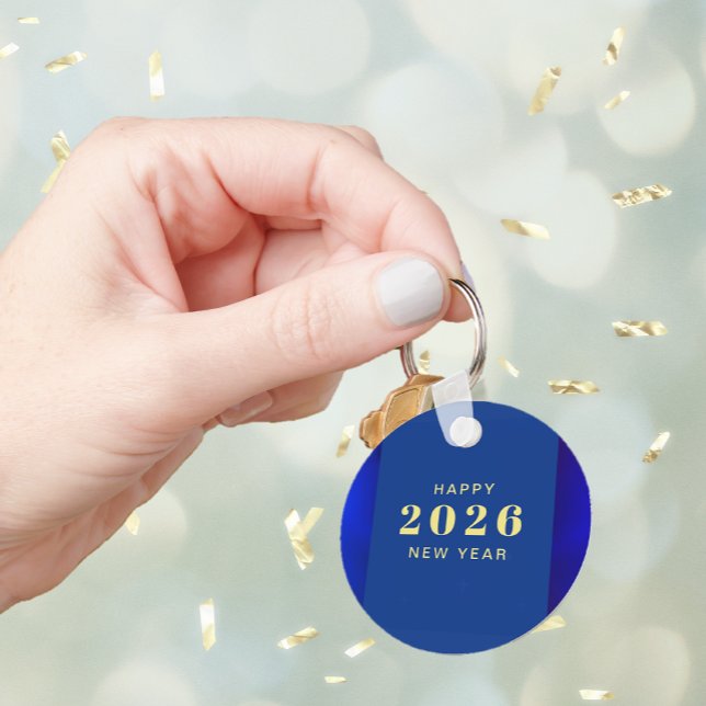 Llavero Feliz Año Nuevo (Happy New Year Holiday Keychain)