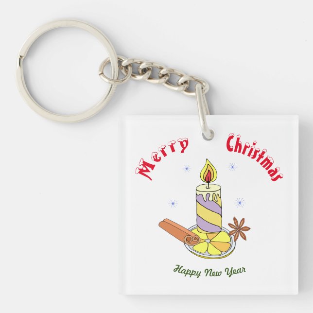 Llavero Feliz Año Nuevo (Frente)