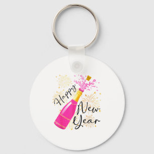 Llavero Feliz Año Nuevo 2026 Champagne Feliz Nochevieja 