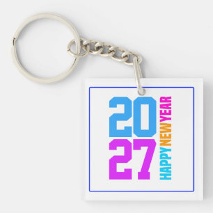 Llavero Feliz Año Nuevo 2027