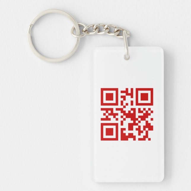 Llavero ¡Feliz Año Nuevo! — Código QR (Frente)