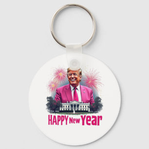 Llavero Feliz Año Nuevo Día de la Inauguración de Trump 20
