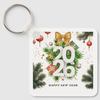 Llavero Feliz Año Nuevo – Juguetes Navideños Festivos, Ado