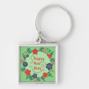 LLAVERO FELIZ AÑO NUEVO KEYCHAIN