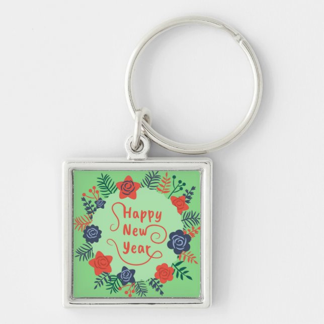 LLAVERO FELIZ AÑO NUEVO KEYCHAIN (Frente)