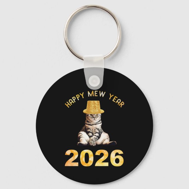 Llavero Feliz año nuevo Mew 2026 (Anverso)