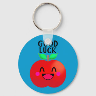 Llavero Feliz Apple Buena Suerte Dulce Motivación Pura