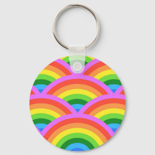 Llavero Feliz arcoiris