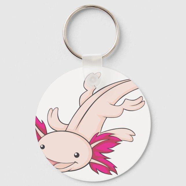 Llavero Feliz Axolotl mexicano (Anverso)