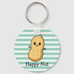 Llavero Feliz Cacahuete Kawaii De Dibujos Animados – Nuez