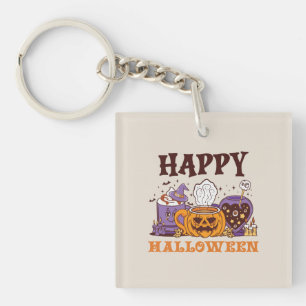 Llavero Feliz café de Halloween Brew