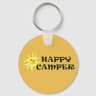 Llavero Feliz Camper Camping Sunshine Keychain