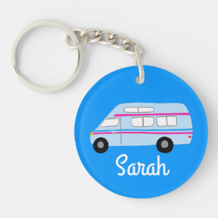 Llavero FELIZ CAMPER Van RV Motorhome Campervan PERSONALIZ