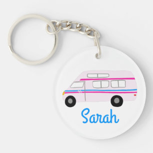 Llavero FELIZ CAMPER Van RV Motorhome Campervan PERSONALIZ