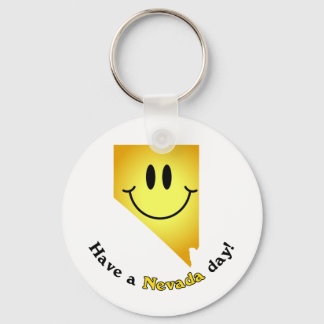 Llavero Feliz Cara - ¡Que tengas un día de Nevada!