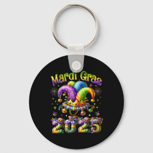 Llavero Feliz Carnaval de Mardi Gras 2025 Mardi Gras Jeste