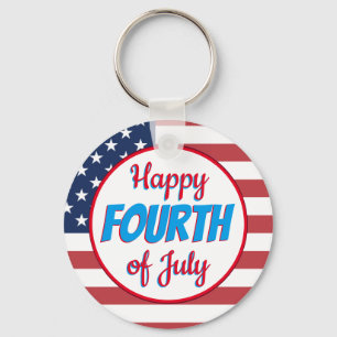 Llavero Feliz cuatro de julio