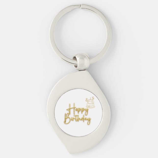 Llavero Feliz cumpleaños (Anverso)