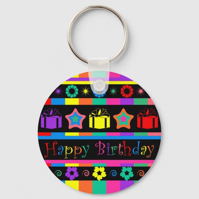 Llavero Feliz cumpleaños (Anverso)