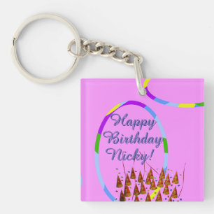 Llavero Feliz cumpleaños