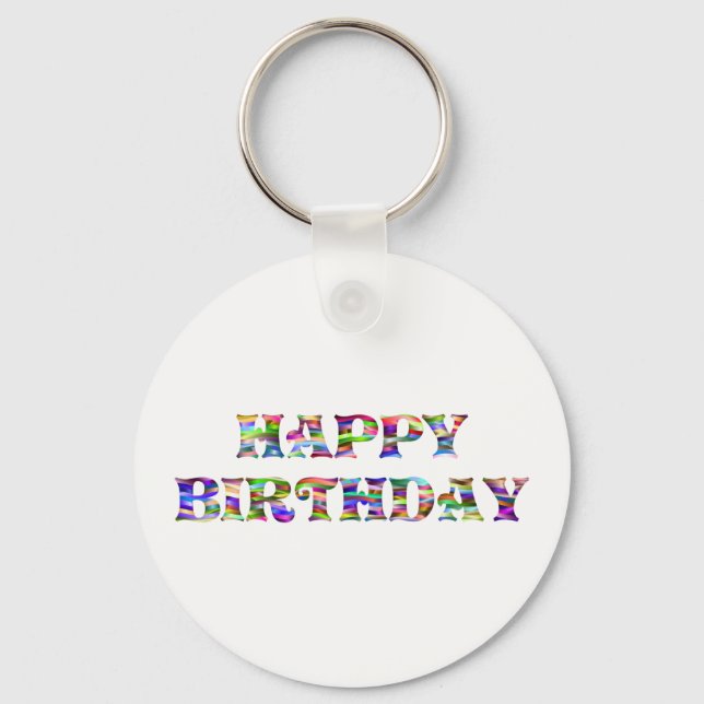 Llavero Feliz Cumpleaños (Anverso)