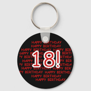 Llavero Feliz cumpleaños 18