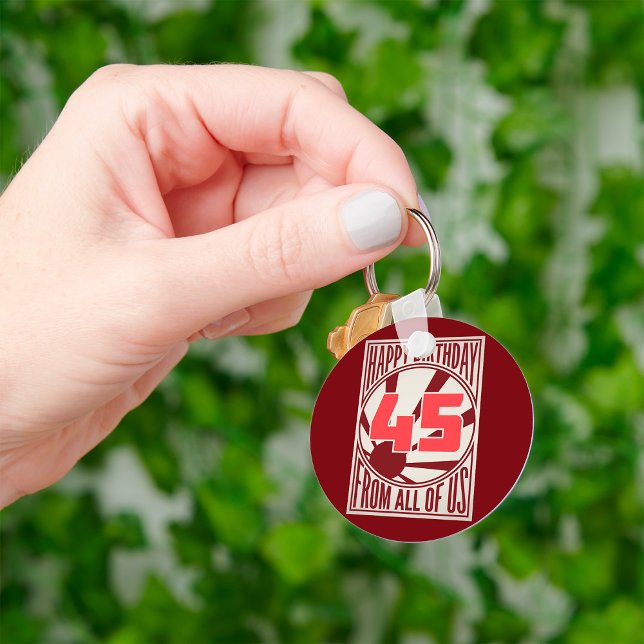 Llavero Feliz cumpleaños 45 (Subido por el creador)