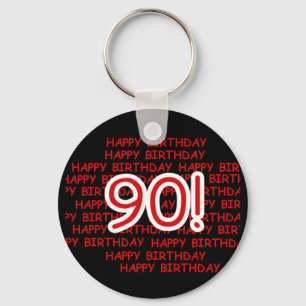 Llavero Feliz cumpleaños 90