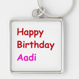 Llavero Feliz cumpleaños Aadi
