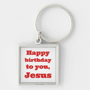 Llavero Feliz cumpleaños, Jesús, regalo de Navidades