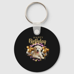 Llavero Feliz cumpleaños Labrador Recuperador