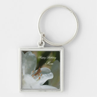 Llavero Feliz cumpleaños, mamá Azalea Flower Keychain