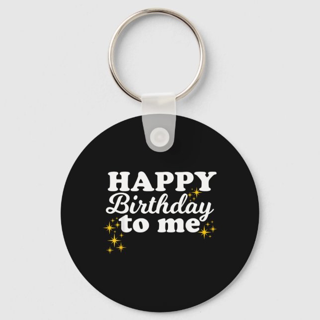 Llavero Feliz Cumpleaños Para Mí (Anverso)