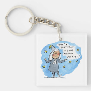 Llavero Feliz cumpleaños si su señoría lo permite
