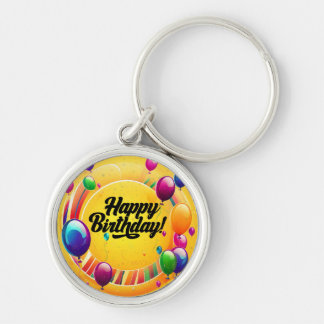 Llavero Feliz Cumpleaños Vibrante