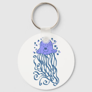 Llavero feliz de las medusas