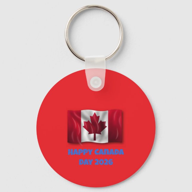 Llavero Feliz Día de Canadá (Anverso)