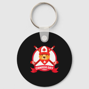 Llavero Feliz Día de Canadá Diseño divertido canadiense ma