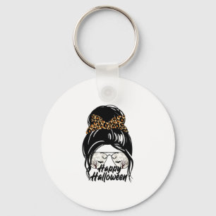 Llavero Feliz Día de Halloween 2021 Halloween Leopard Mom