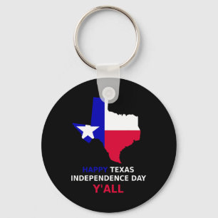 Llavero Feliz Día de la Independencia de Texas