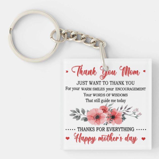 Llavero Feliz Día de la Madre (Frente)