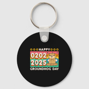 Llavero Feliz día de la marmota 2 de febrero de 2025 Atard