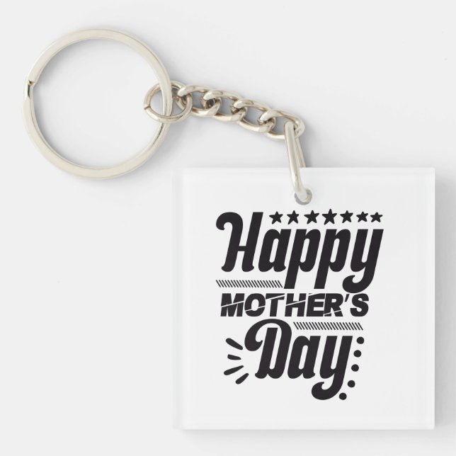 Llavero Feliz Día de las Madres (Frente)