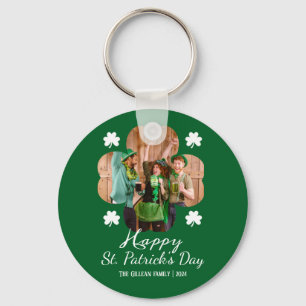 Llavero Feliz día de los clientes Shamrocks foto de la fam
